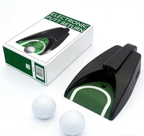 SJPAFDC Golf Automatic Putting Machine - Portable - Indoor/Outdoor- Comes with Two Double-Layer Balls