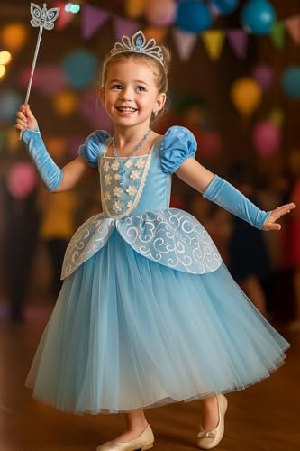 Vestido de Princesa Cenicienta para Niñas miniatura 5