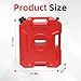 3-gallon storage container, Transfer Tank,Storage Container fit for Most Cars,Equipped with an additional sealing ring.