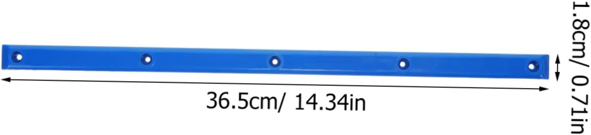 WOONEKY 2pcs Pom Plastic Skateboard Rails, Sturdy Universal Longboard Parts