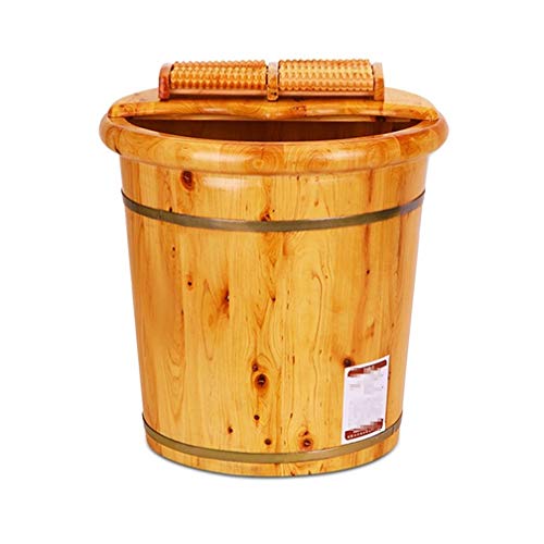 Spa de pies de madera para baño y masaje miniatura 1