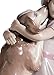LLADRO Figure of Girl A Warm Welcome in Gloss Porcelain and Pastel Colors. Decorative Figure of Small Girl and Porcelain Dog.