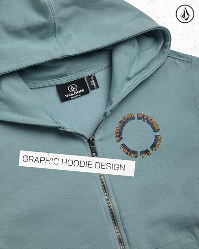 Image of Volcom Boys Hoodie - Long Sleeve Pullover Graphic Hoodie Sweatshirt - Warm Casual Hoodies for Boys (8-20)