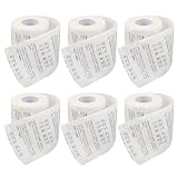 6 Rollen Dekoratives Toilettenpapier 6 Rollen Stoff mit Muster