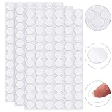 ADXCO 216 Pieces Transparent Putty Traceless Removable Sticky Putty Double-Sided Adhesive Round Putt