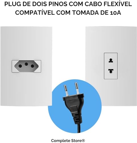 Adaptador De Tomada Universal Benjamim T Com 4 Entradas Multiplicador de Tomadas 10A 20A Até 250v -
