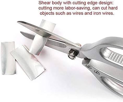 Kitchen Scissors Kitchen Shears Kitchen Shears Stainless Steel with Non-Slip Handles(Stainless Steel?silver)
