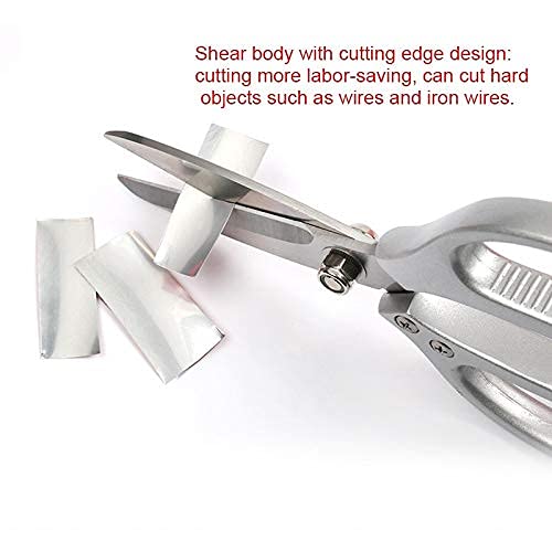 tijeras, Tijeras de cocina acero inoxidable con mangos antideslizantes(Stainless Steel?silver)