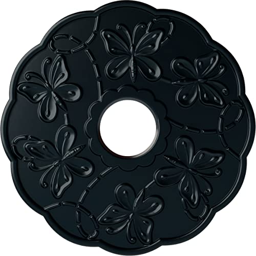 Image of Ekena Millwork CM17TSNSFDecorative Ceiling Medallions Modeled After Original Historical Patterns & Designs, Night Shade