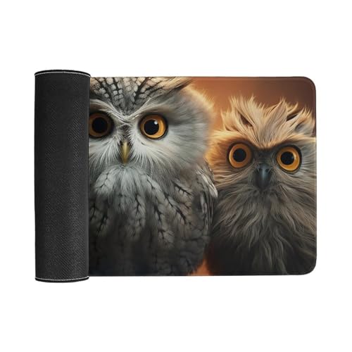 Cute Owl Gaming Mouse Mat Large Desk Pad 60 x 30 cm miniatura 3