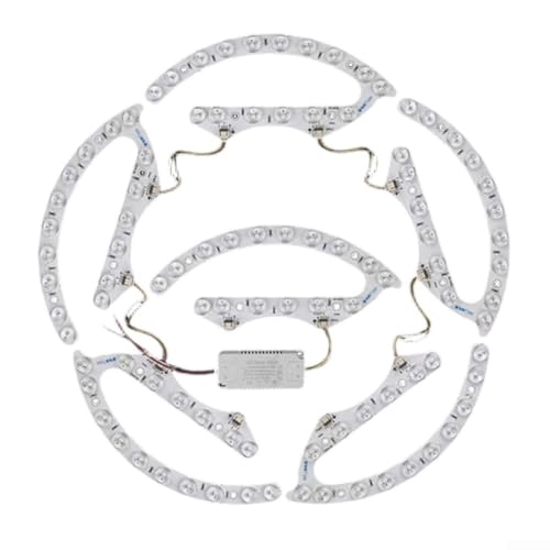 Panel de luz de techo LED 72W 96W 3-Color atenuación magnética instalar para reparación de oficina en casa (6PCS)