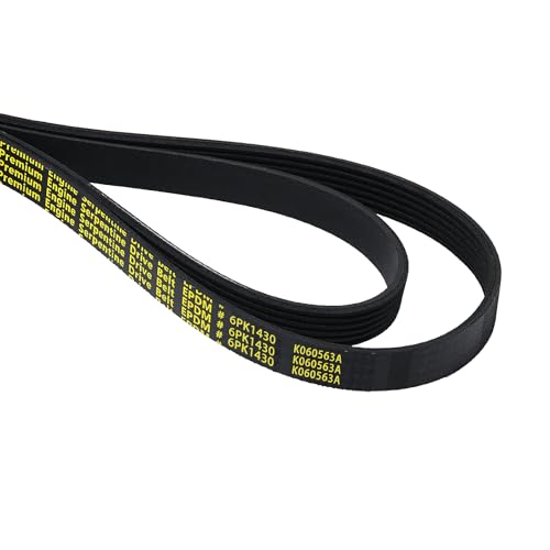 Image of 6PK1430 Serpentine Belt V-Ribbed Drive Belt Compatible with L4 2.5L 13-17 Altima Base,13-18 A-ltima S /SL /SV,14-18 Alti-ma,14-20 Rogue L4 2.5L Gas Only Replace K060563A,106056