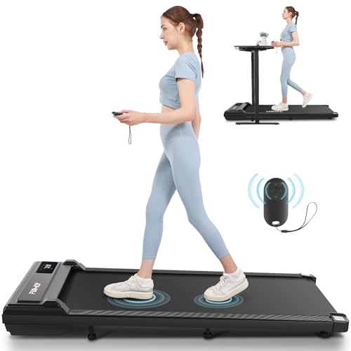 FUNMILY Walking Pad Treadmill with Incline, Portable Under Desk Treadmills