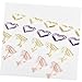 Angoily Pcs Metal Paper Clamp Dolphin Shape Paper Clips Note Organizers for Bookmarks Photo Signs