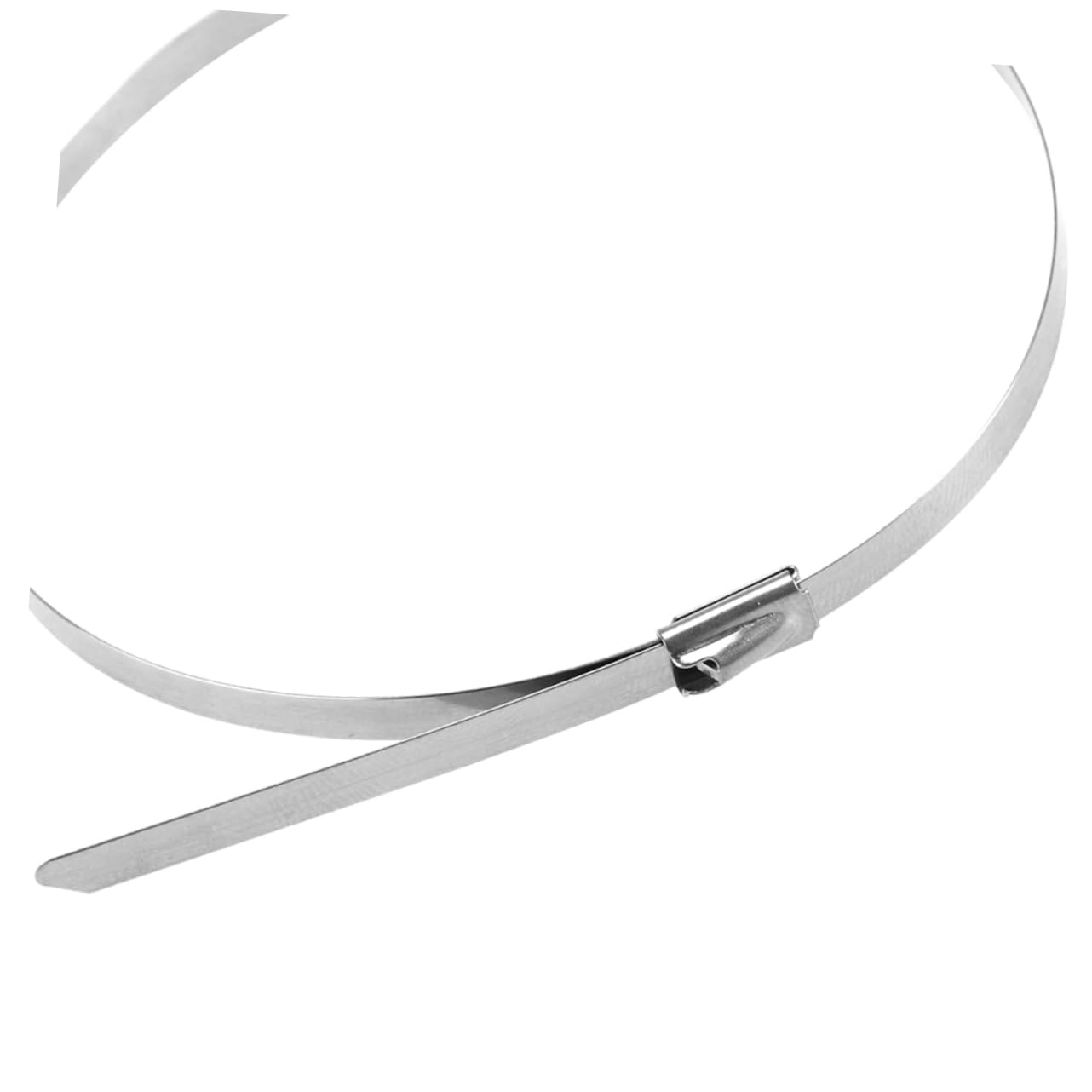 Collier de Serrage en Acier Inoxydable 200 Pièces Noir Autobloquant