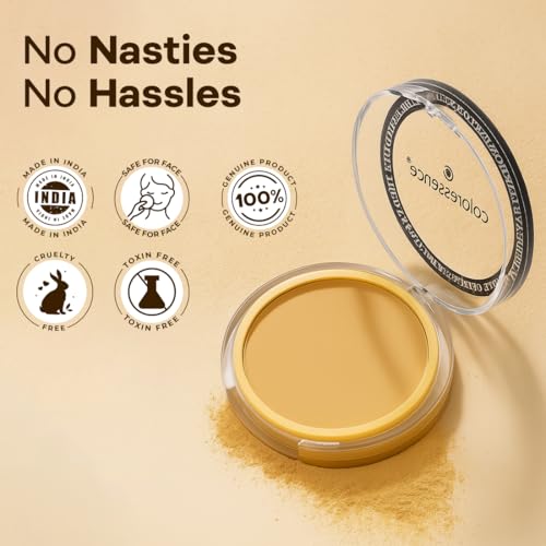 Image of Coloressence Perfect Tone Compact Powder | Instant Glow & Matte Finish | Long-Lasting Sweat Control | Makeup Powder 10g |Peach Beige