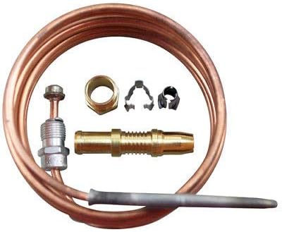 Robertshaw Thermocouple Sensor 60" Snap Fit Universal (51-1459) - Copper, Plastic, Nylon