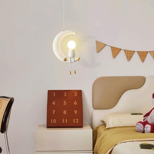 Plafonnier lune chambre enfant base réglable pour éclairage doux - 3