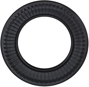 Replacement 5 Inch 24 Gauge Black Stove Pipe Heavy Collar Trim Ring BM0093 8595720 for Installation in The Connection Between Flue Pipe Connections to Walls or Chimney notches