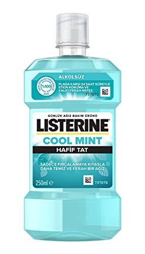 Cool Mint Günlük Ağız Bakım Ürünü, Hafif Tat, Sıfır Alkol, Nane Aromalı, 250 ml