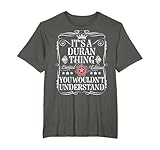 Funny Vintage Duran Name T-Shirts And Gifts