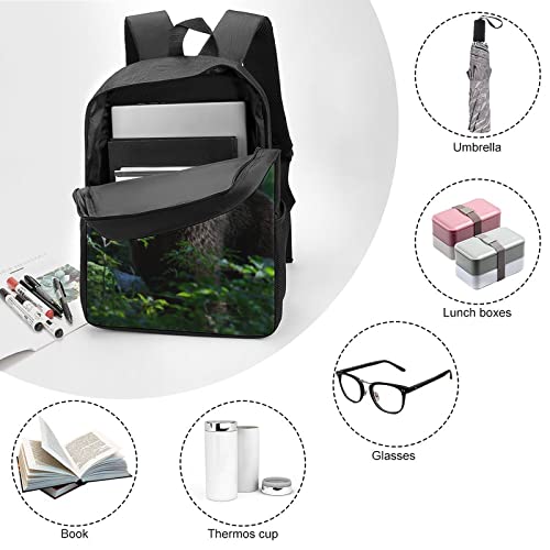 Sac à dos ours 17 pouces imprimé 3D unisexe pour école et loisirs