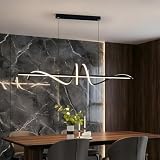 BTLINK LED Pendelleuchte 90cm Spirale hängeleuchte, Dimmbar 3000-6500K