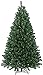 Price comparison product image Abaseen Green 6ft Artificial Christmas Tree 1000 Tips Xmas Tree Strong Stand Easy Assembly Foldable Reusable Indoor Outdoor Decoration for Christmas