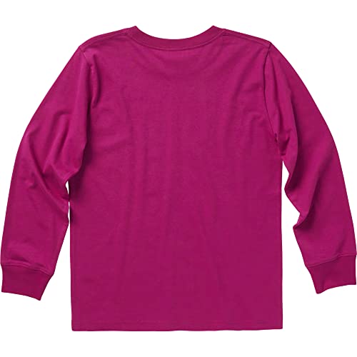 Image of Carhartt Girls' Knit Long Sleeve Henley-Neck T-Shirt