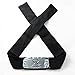 Zaroter Naruto Headband with Metal Plated Cosplay Leaf Village Sand Veil Akatsuki Yahiko (Black,Pack of 4)