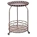 SeatSolutions Pop Wine and Serving Cart44; Antique Copper - 17 x 17 x 25.5 in.