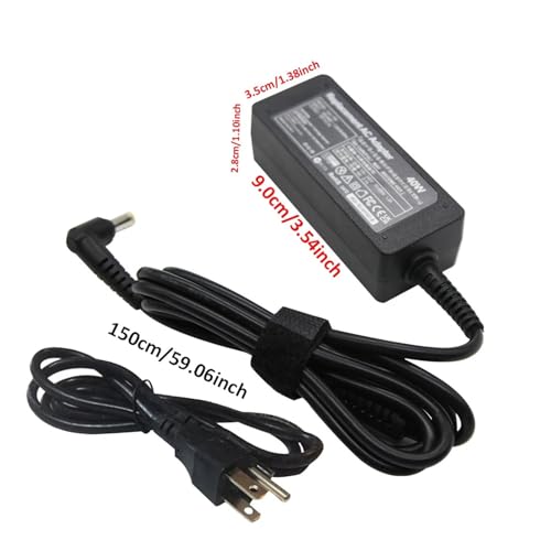 Chargeur 19V 2.1A pour ordinateur portable avec connecteur 5.5 * 1.7mm EU - 6