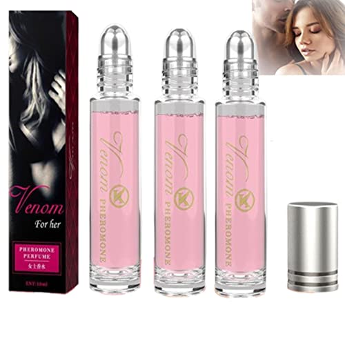 Phero Perfumes For Women,Venom Scents Pheromones For Women,Pheromone Perfume,Phero Perfume,Feromonas Perfume Women,Fragrance Oil Perfume,Pheromone Oil For Women To Attract Men (3Pcs) #TOP3