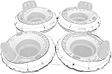 Bradley 4 Pack Heavy Duty River Tube Cover Only; Made in USA to fit River Run Tube; Compatible with Intex Inflatable River Run River Float Tube & Most 53' River Tubes White