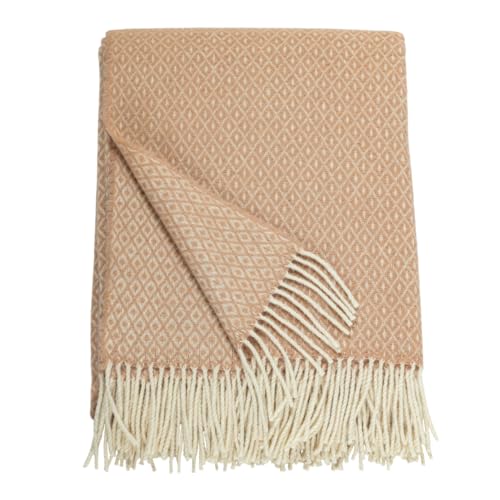 Ukrainian Wool Throw Blanket for Couch & Bed