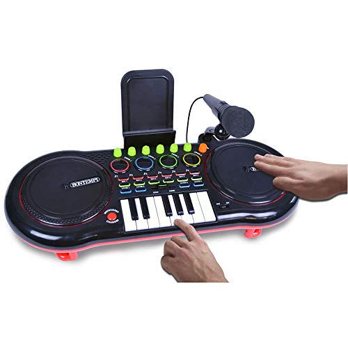 DJ-mixer met microfoon en keyboard 53,5 cm zwart - Image 6