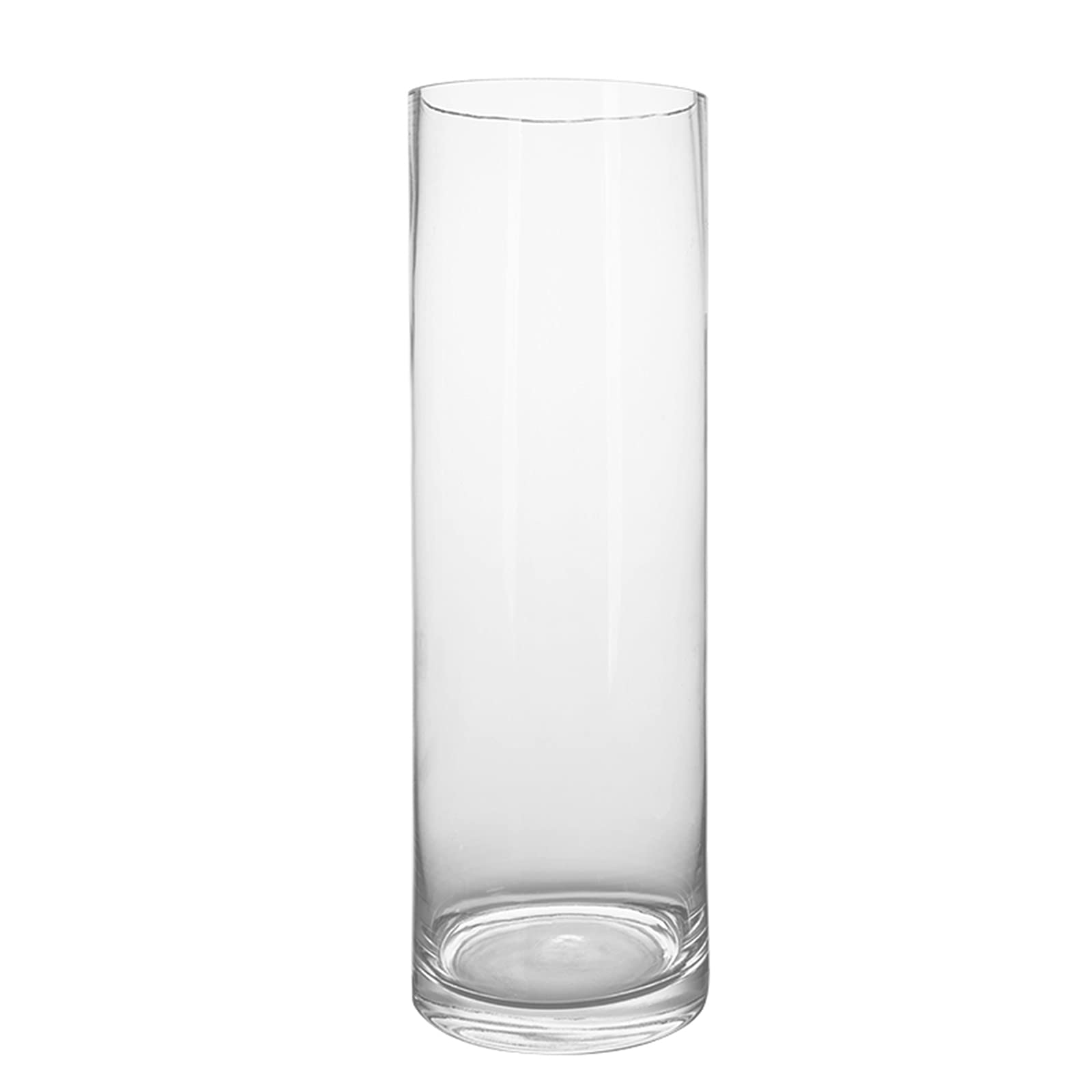 asdchZen Indoor Gardening Clear Glass Vase, Cylindrical Flower Hydroponic Vase Rose Flower Lily Decorative Vase,15 * 60CM