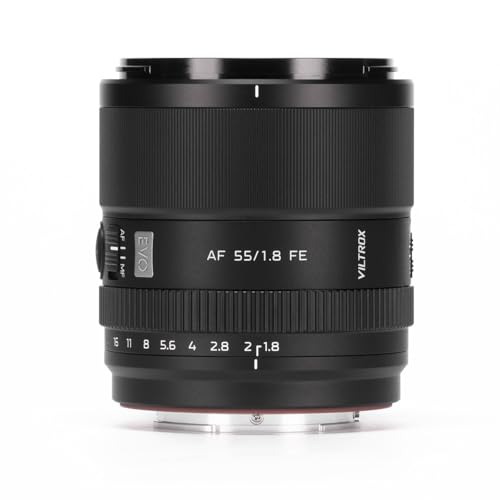 Image of VILTROX 55mm F1.8 EVO FE APO Lens for Sony E, Full Frame Autofocus Prime Lens for Sony E-Mount Cameras A7IV ZV-E1 A7CII A7RV FX3 A7SIII A7CR A7III A7C A1 A7RIV A9 A9II A7RIII ZV-E10
