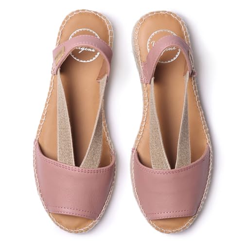 Image of Toni Pons - ETNA - Flat leather sandal with elastics