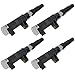 OCPTY Ignition Coil Coils Pack fits C1560 UF-653,for Renault Scenic II 2.0L 2005-2008,for Renault Megane 2.0L 2005-2008,for Renault Kangoo 2.0L 2008,for Renault Clio 2.0L 2005-2006 set of 4