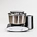 Bosch Universal Plus Stand Mixer with Stainless Steel Bowl with NutriMill Dough Hook Extender Bundle- Black 500 Watt