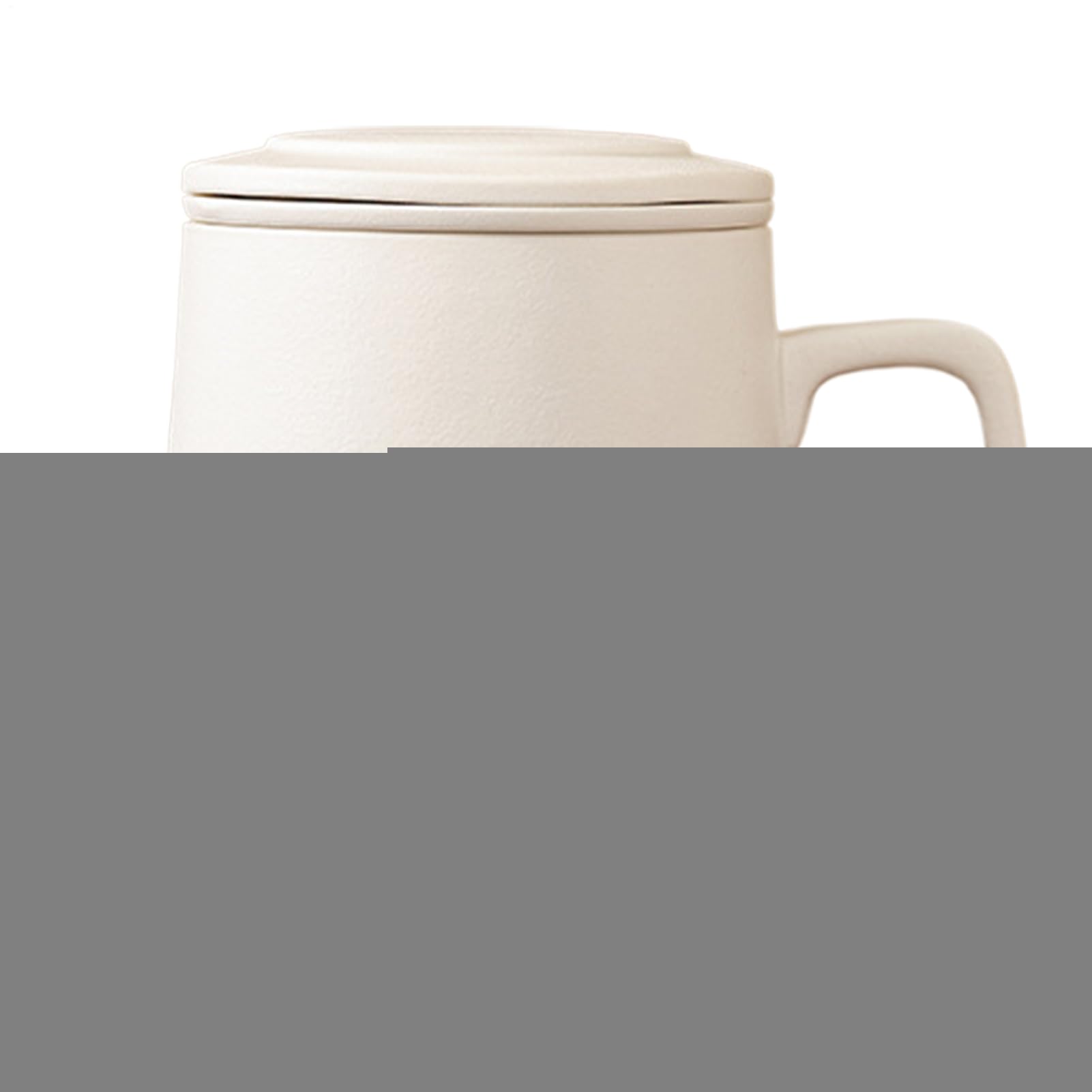 Taza infusora de té de cerámica de 360 ml con infusor, taza con filtro, botella infusora de té para hombres, mujeres, hogar, trabajo, café, viajes, amantes del té, regalos, fiestas