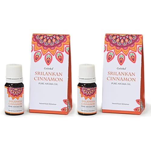 Aromasenses.- 2 unidades Aceite Esencial Canela Puro Goloka 10 ML (Canela)