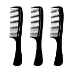 Large Wide Tooth Paddle Comb for Detangling Wet or Dry Hair 8.5-inch Round Handle Styling Combs - Pack of 3 for Men, Women and Kids - Long, Straight, Wavy, Curly and Coarse Hair - Image 5