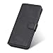 Produktbild FANFO® Hülle für Motorola Moto G9 Plus HandyHülle, Premium PU/TPU Leder Tasche Magnetverschlüsse Schutzhülle Flip Wallet Klapphülle Case Cover, schwarz
