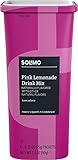 Amazon Brand - Solimo Pink Lemonade Drink Mix, (6 packets)