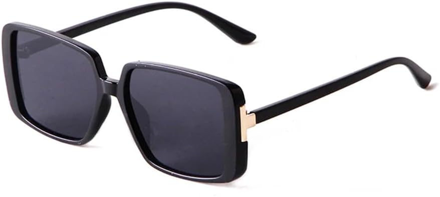 Retro Big Rectangle Frame Sunglasses Women Lenses Men UV400 Shade Protection Eyewear Vintage