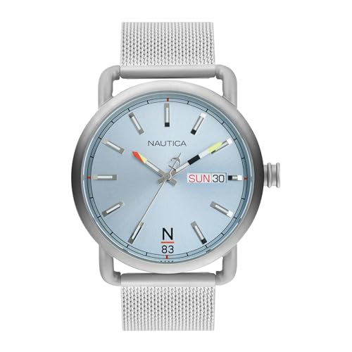 Image of Nautica Round 44mm Black Dial Analog Men Watch - NAPMYF323