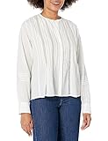 Karen Kane Womens Lace Inset Top Off-White M