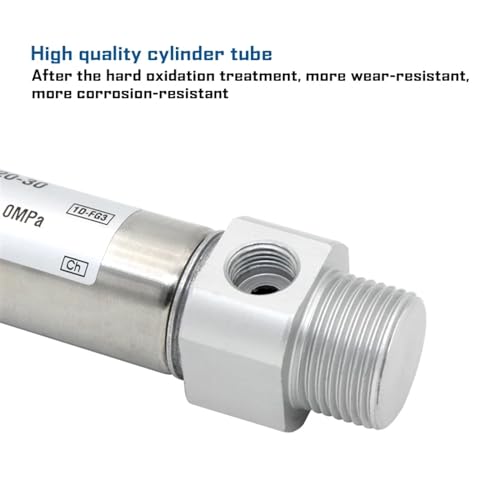 Cilindro neumático CDM2B de doble efecto y varilla simple para control eficiente 5